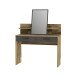 Schminktisch >Rhodos< in Stabeiche - 114,5x146,1x39,7cm (BxHxT)