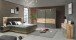 Bett >Rhodos< in Stabeiche - 296,5x120x209,9cm (BxHxT)