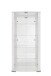 Glasvitrine >STELLA< in Weiß - 86x178x38cm (BxHxT)