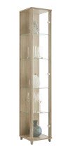 Glasvitrine >OPTIMA< in Sonoma Eiche Dekor -...