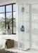 Glasvitrine >OPTIMA< in Weiß - 31,5x172x32cm (BxHxT)