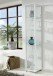 Glasvitrine >OPTIMA< in Weiß - 31,5x172x32cm (BxHxT)