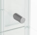Glasvitrine >OPTIMA< in Schwarz Struktur - 31,5x172x32cm (BxHxT)