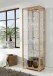 Glasvitrine >OPTIMA< in Buche Dekor - 58x172x32cm (BxHxT)