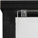 Glasvitrine >OPTIMA< in Schwarz Struktur - 58x172x32cm (BxHxT)