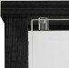 Glasvitrine >OPTIMA< in Schwarz Struktur - 58x172x32cm (BxHxT)