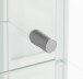 Glasvitrine >OPTIMA< in Weiß - 58x172x32cm (BxHxT)