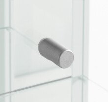 Glasvitrine >OPTIMA< in Schwarz Struktur - 58x172x32cm (BxHxT)