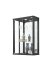 Glasvitrine >OPTIMA< in Schwarz Struktur - 56x85x25,2cm (BxHxT)