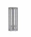 Eckvitrine >TRIO< in Silber - 71x172x50cm (BxHxT)