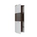 Wohnwand >Rafina< in Bakersfield Walnuss - 335,1x192,2x42cm (BxHxT)