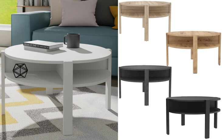 Couchtisch >Topiros< in  - 74,4x45,5x74,4cm (BxHxT)
