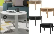 Couchtisch >Topiros< in  - 74,4x45,5x74,4cm (BxHxT)