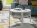 Couchtisch >Topiros< in Weiß - 74,4x45,5x74,4cm (BxHxT)