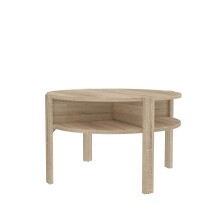 Couchtisch >Topiros< in Sonoma-Eiche - 74,4x45,5x74,4cm (BxHxT)