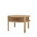 Couchtisch >Topiros< in Artisan Eiche - 74,4x45,5x74,4cm (BxHxT)