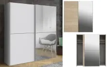 Schwebetürenschrank >Vrillisia< in  -...