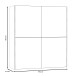 Schwebetürenschrank >Vrillisia< in Weiß - 170,3x190,5x61,2cm (BxHxT)