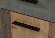 Schreibtisch >Vyronas< in Old Wood Vintage - 110x76,3x60cm (BxHxT)