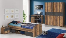 Schreibtisch >Vyronas< in Old Wood Vintage - 110x76,3x60cm (BxHxT)