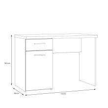 Schreibtisch >Vyronas< in Old Wood Vintage - 110x76,3x60cm (BxHxT)