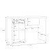 Schreibtisch >Vyronas< in Old Wood Vintage - 110x76,3x60cm (BxHxT)