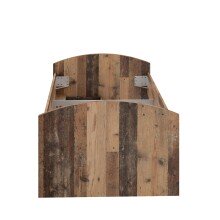 Bett >Vyronas< in Old Wood Vintage - 96x65x206,4cm (BxHxT)