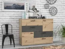 Kommode >Salford< in Artisan Eiche -...