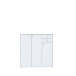 Kommode >Tembi< in  - 108,8x111,1x34,8cm (BxHxT)