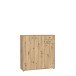 Kommode >Tembi< in Artisan Eiche - 108,8x111,1x34,8cm (BxHxT)