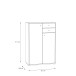 Kommode >Tembi< in Old Wood Vintage - 73,7x111,1x34,8cm (BxHxT)