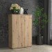 Kommode >Tembi< in Artisan Eiche - 73,7x111,1x34,8cm (BxHxT)