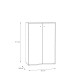 Kommode >Tembi< in Old Wood Vintage - 73,7x111,1x34,8cm (BxHxT)