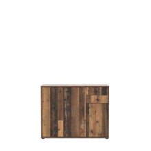 Kommode >Tembi< in Old Wood Vintage - 108,8x85,5x34,8cm (BxHxT)