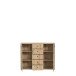 Kommode >Tembi< in Artisan Eiche - 108,8x85,5x34,8cm (BxHxT)