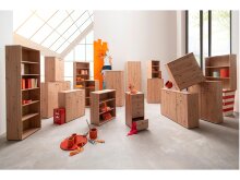 Kommode >Tembi< in Artisan Eiche - 73,7x85,5x34,8cm (BxHxT)