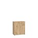 Kommode >Tembi< in Artisan Eiche - 73,7x85,5x34,8cm (BxHxT)