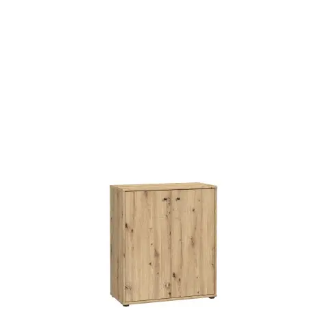 Kommode >Tembi< in Artisan Eiche - 73,7x85,5x34,8cm (BxHxT)