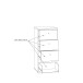 Kommode >Tembi< in Artisan Eiche - 38,6x85,5x34,8cm (BxHxT)