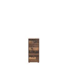 Kommode >Tembi< in Old Wood Vintage - 38,6x85,5x34,8cm (BxHxT)