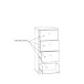 Kommode >Tembi< in Old Wood Vintage - 38,6x85,5x34,8cm (BxHxT)