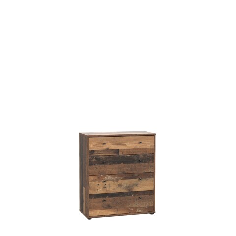 Kommode >Tembi< in Old Wood Vintage - 73,7x85,5x34,8cm (BxHxT)