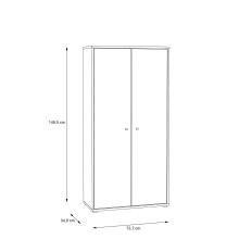 Aktenschrank >Tembi< in  - 73.7x149.5x34.8cm (BxHxT)