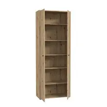 Aktenschrank >Tembi< in Artisan Eiche - 73,7x197,5x34,8cm (BxHxT)