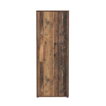 Aktenschrank >Tembi< in Old Wood Vintage - 73,7x197,5x34,8cm (BxHxT)