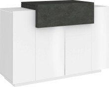 Schuhschrank >Catania< in Weiß-Hochglanz /...