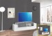 TV-Board >Catania< in Weiß-Hochglanz - 160x51x45cm (BxHxT)