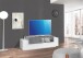 TV-Board >Catania< in Weiß-Hochglanz - 160x51x45cm (BxHxT)