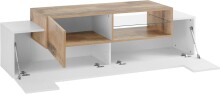 TV-Board >Catania< in Weiß-Hochglanz - 160x51x45cm (BxHxT)