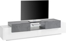 TV-Board >Catania< in Weiß-Hochglanz -...